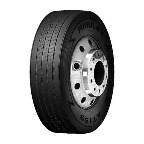 Amulet AT159 trailer tire — official Amulet product render