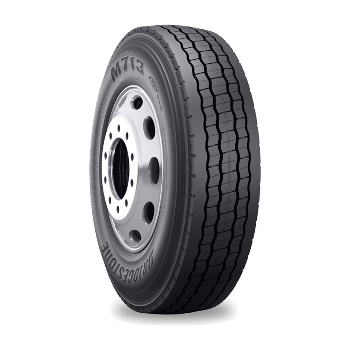 Bridgestone M713 Ecopia drive tire — official Bridgestone product image