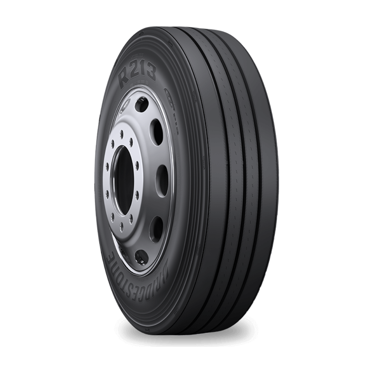Bridgestone R213 Ecopia steer tire — official Bridgestone product image