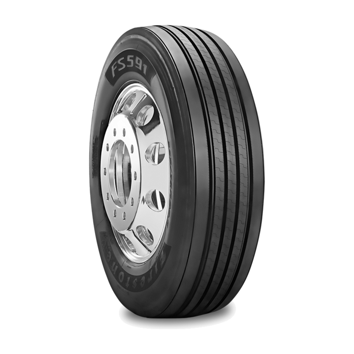 Firestone FS591 steer and all-position tire — official Firestone product image