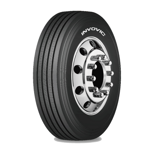 Invovic FM591 rib tire with four wide circumferential grooves — official Invovic catalog render